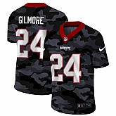 Nike New England Patriots 24 Gilmore 2020 Camo Salute to Service Limited Jersey zhua,baseball caps,new era cap wholesale,wholesale hats